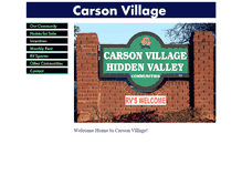 Tablet Screenshot of carsonvillagemhp.com